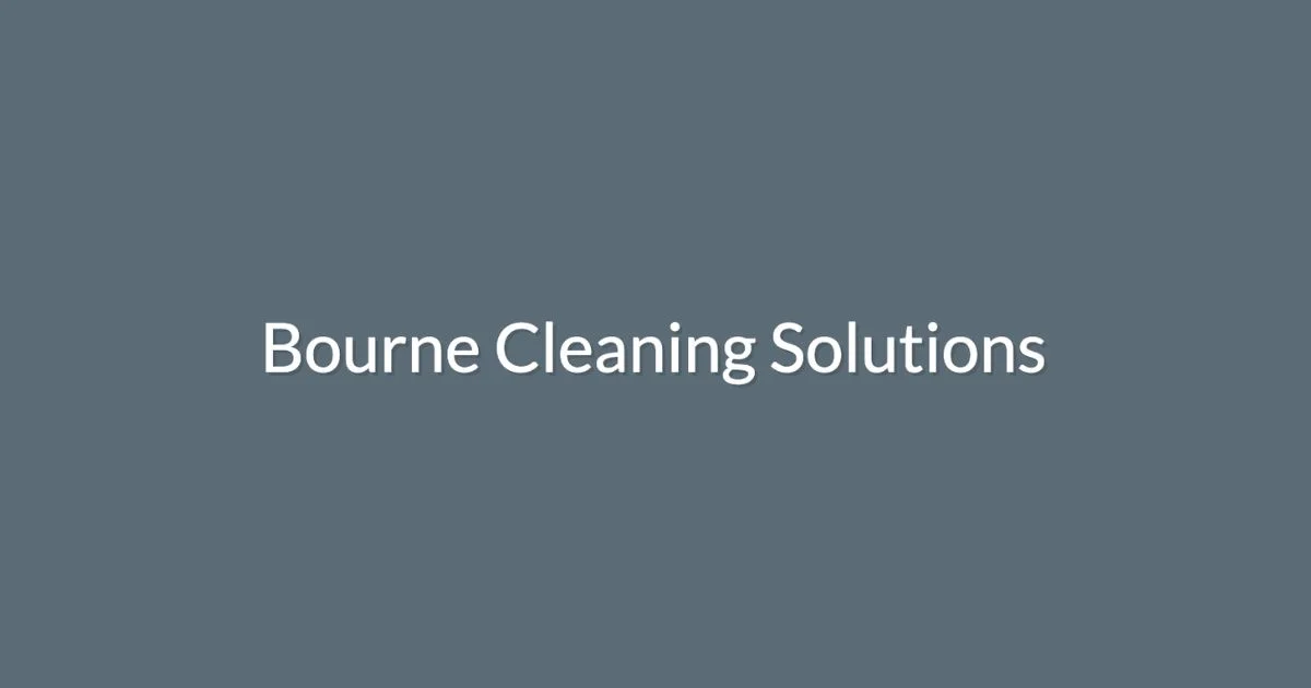 Bourne Cleaning Solutions